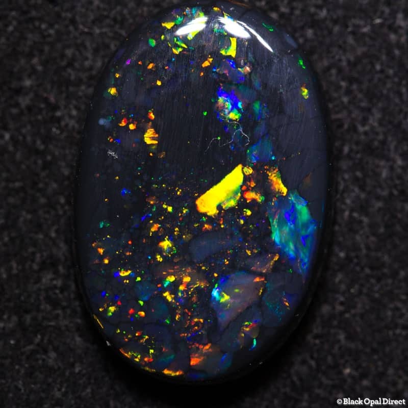 4.36 ct black opal 15x10x5mm - Image 3
