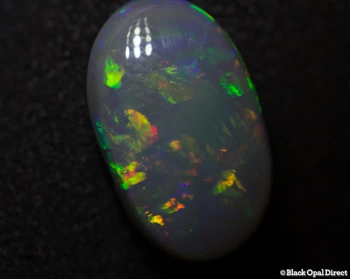 4.36 ct semi black opal 15x10x5mm - Image 4