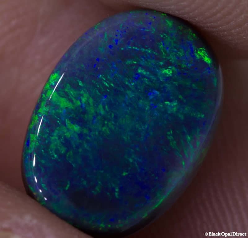 4.37 ct black opal 14x10x4mm - Image 3