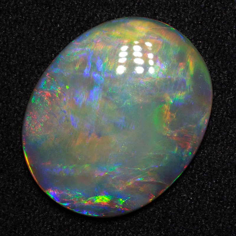 4.42 ct dark opal 16.7x13.6x2.9mm - Image 2