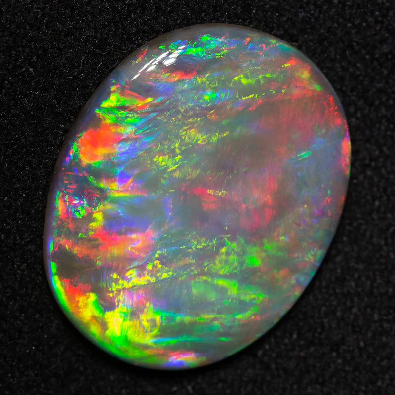 4.42 ct dark opal 16.7x13.6x2.9mm - Image 4