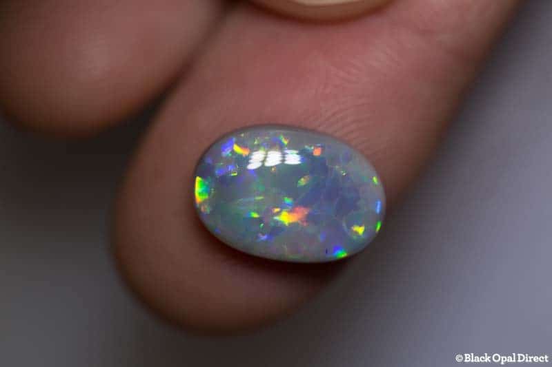 4.42 ct semi black opal 14x10x4.5mm - Image 2