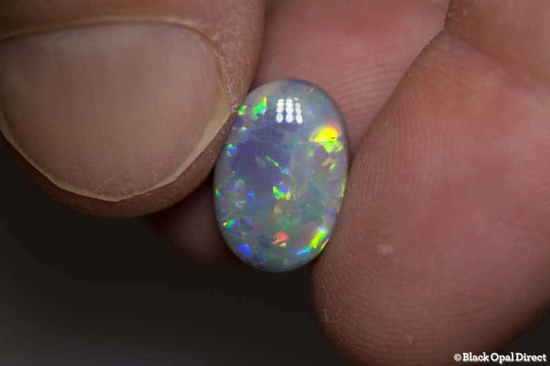 4.42 ct semi black opal 14x10x4.5mm - Image 3