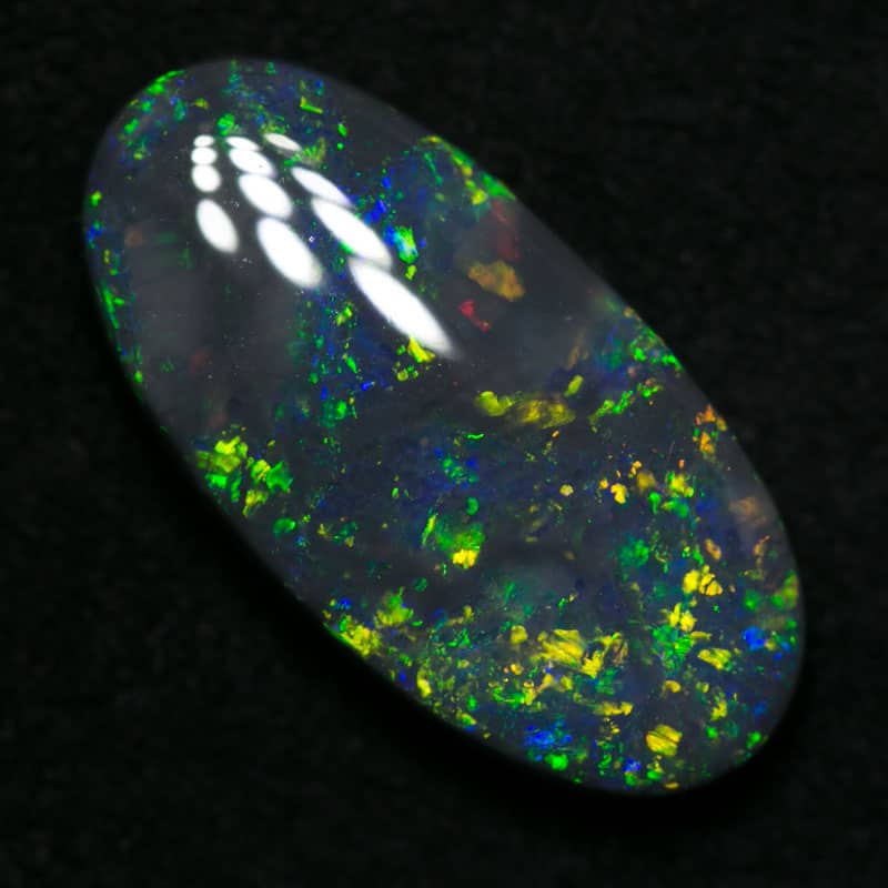 4.45 ct black opal 17.5x9x4mm - Image 4