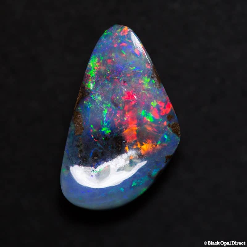 4.45 ct boulder opal 14x8x4mm - Image 4