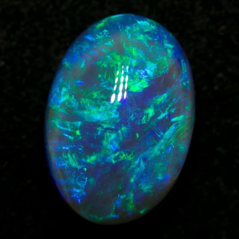 4.48 ct gem black opal 12x8.5x6.5mm - Image 4