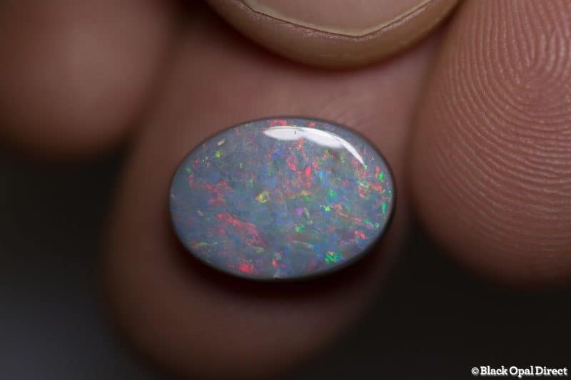 4.50 ct semi black opal 15x11x4mm - Image 2