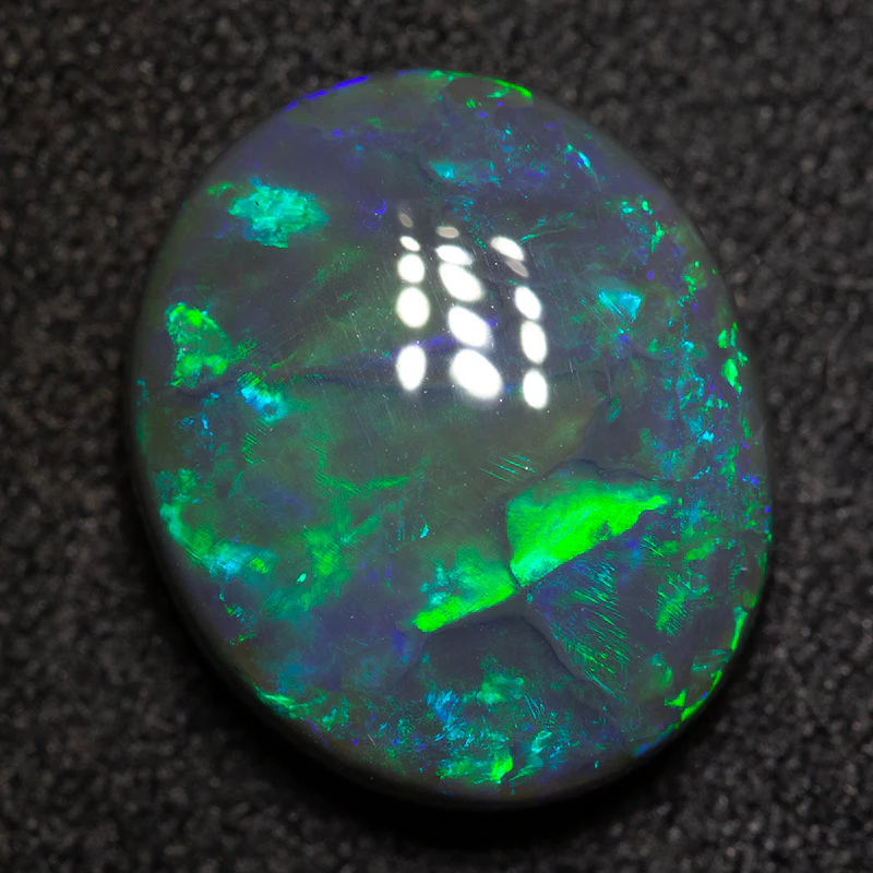 4.54 ct black opal 13x10.9x5mm - Image 2