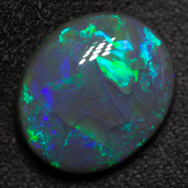 4.54 ct black opal 13x10.9x5mm - Image 3