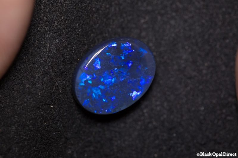 4.55 ct black opal 13.6x10.4x4.4mm Darrell Eads - Image 3
