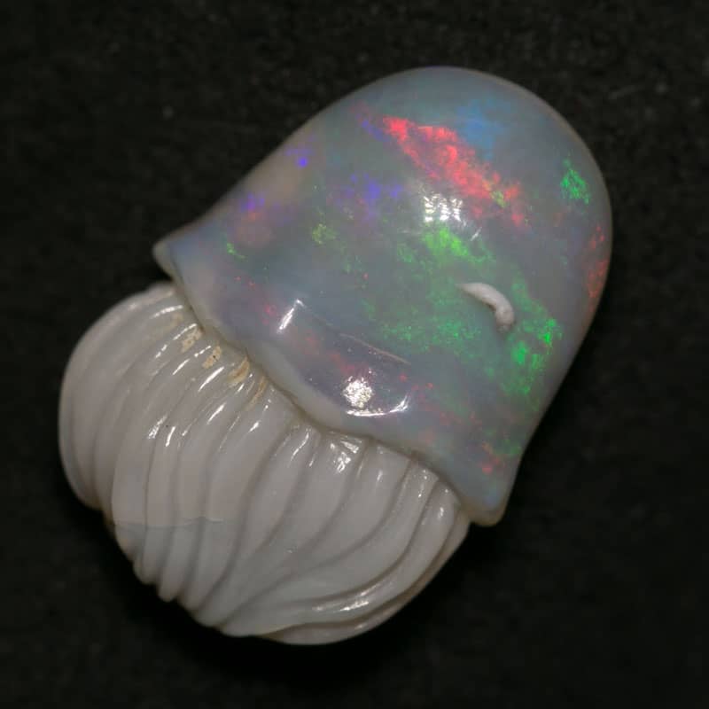 4.56ct opal jellyfish carving 15x11x5mm - Image 3