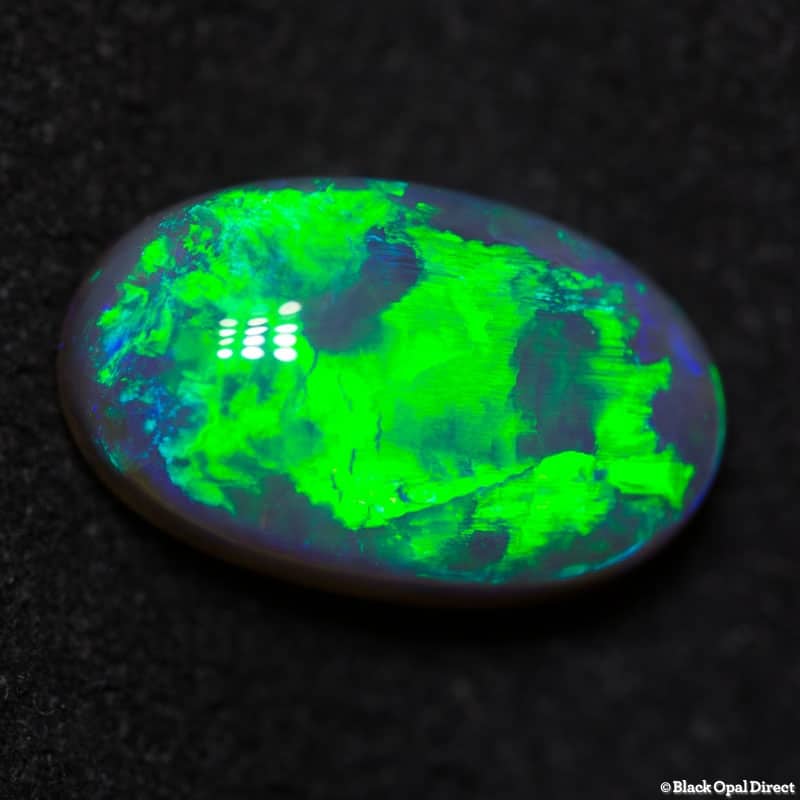 4.60 ct green dark opal 14x8.5x6mm - Image 3