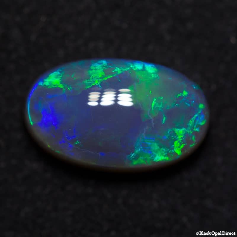 4.60 ct green dark opal 14x8.5x6mm - Image 4