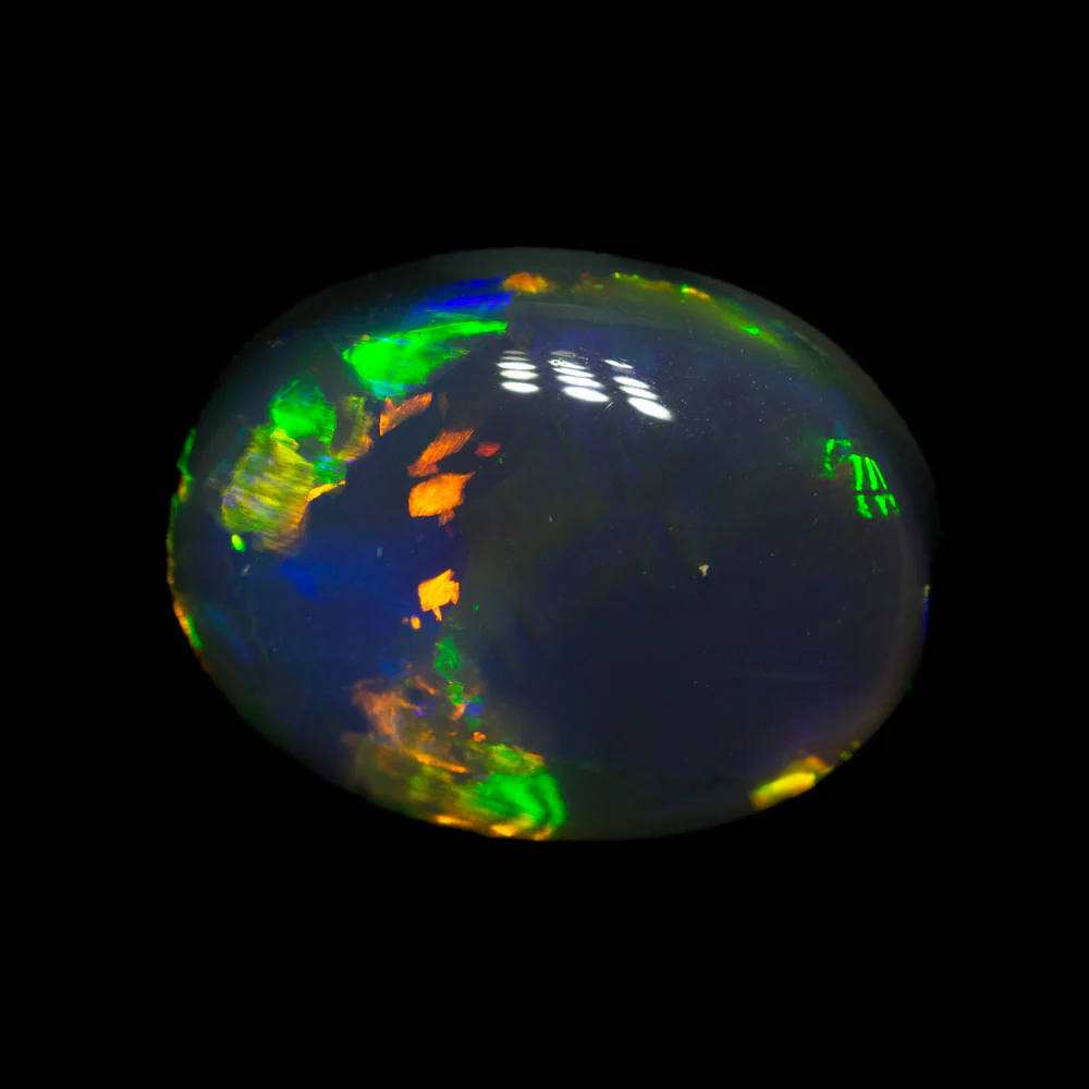 4.61 ct gem balck opal 12.5x9.3x6.3mm - Image 4
