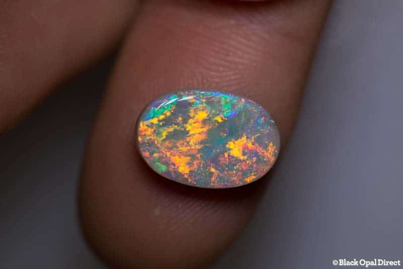 4.63 ct white opal 14x10x5mm - Image 2