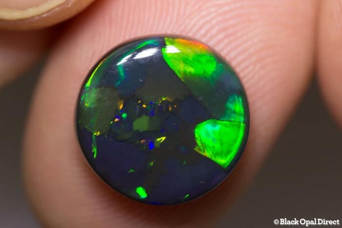 4.64 ct black opal 13mm round x 4mm - Image 2