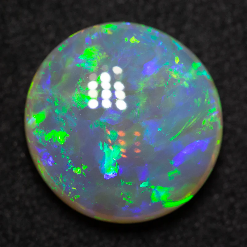 4.64 ct double-sided crystal opal 12.7x12.3x5mm - Image 2