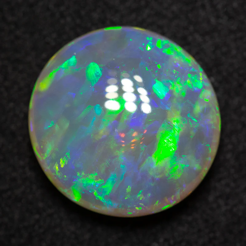 4.64 ct double-sided crystal opal 12.7x12.3x5mm - Image 4