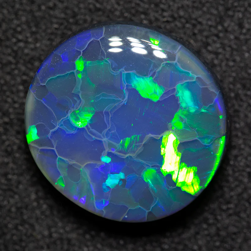 4.66 ct black opal 12.4x11.6x5mm - Image 3