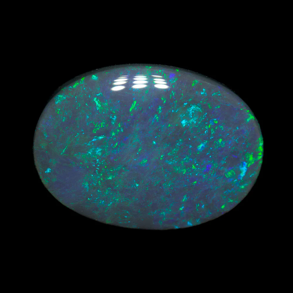 4.67 ct black opal 15x10.8x4.1mm - Image 2