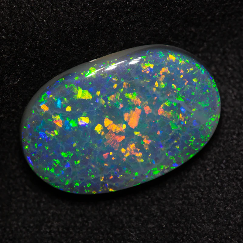 4.68 ct black opal 15.3x9.8x4.7mm - Image 2