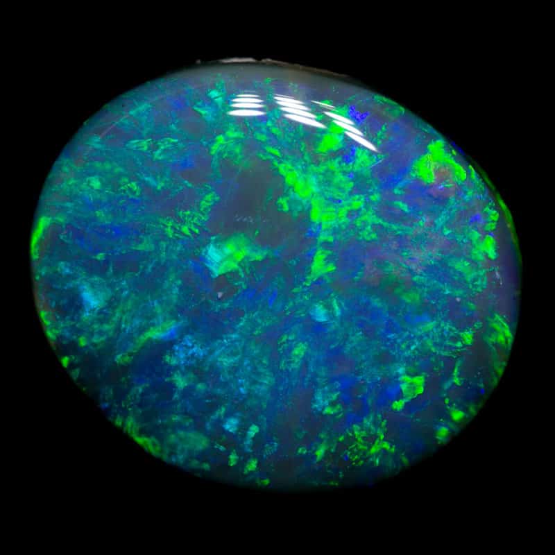 4.70 ct black opal 13.5x12x4mm - Image 3