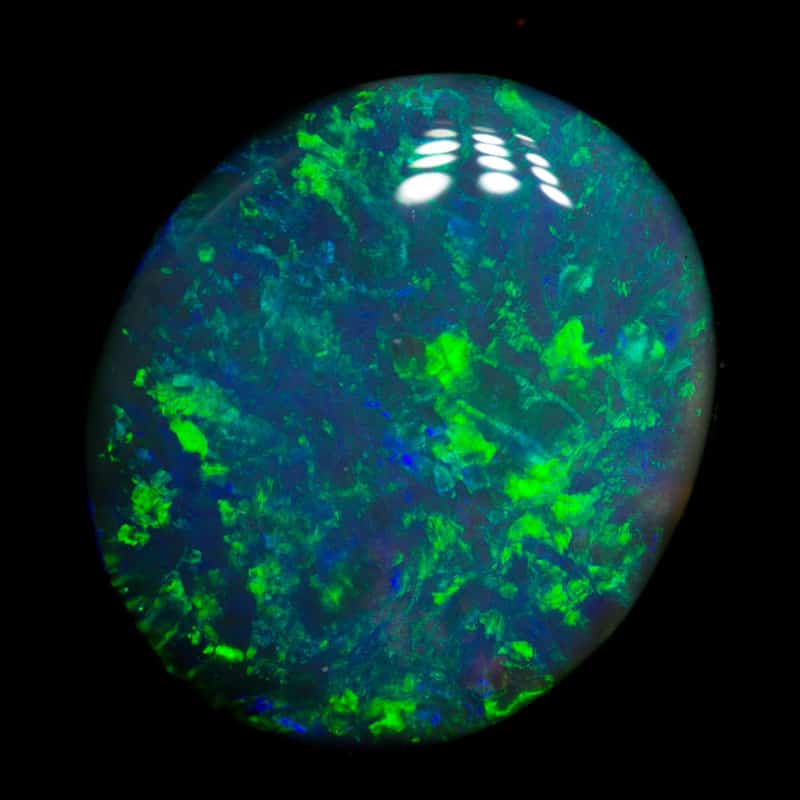 4.70 ct black opal 13.5x12x4mm - Image 4