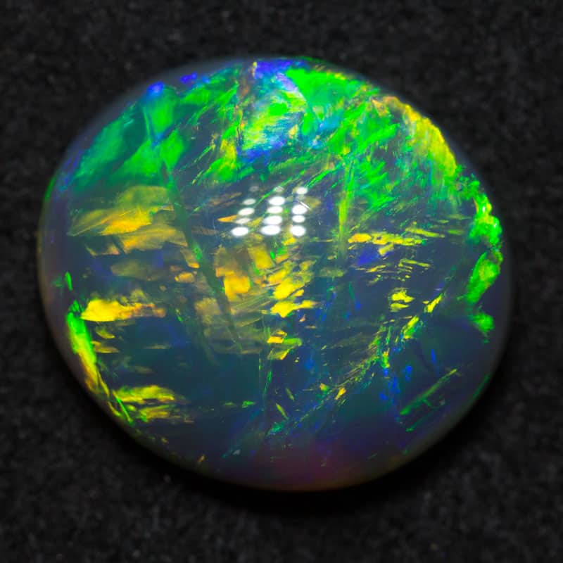 4.70 ct gem black opal 13x11.7x5.1mm - Image 2