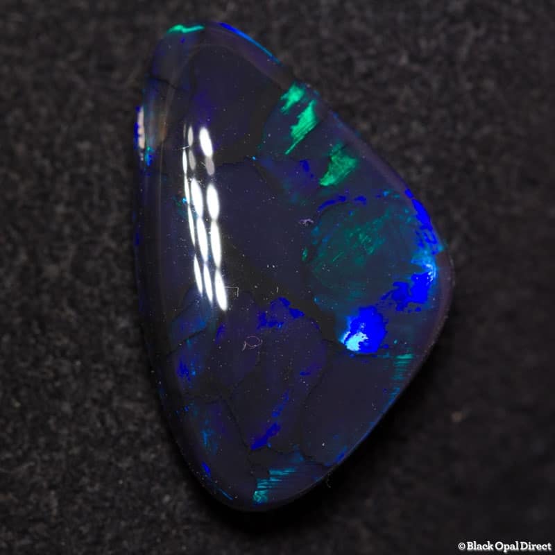 4.73 ct black opal baroque shape 12x11x4.5mm - Image 2