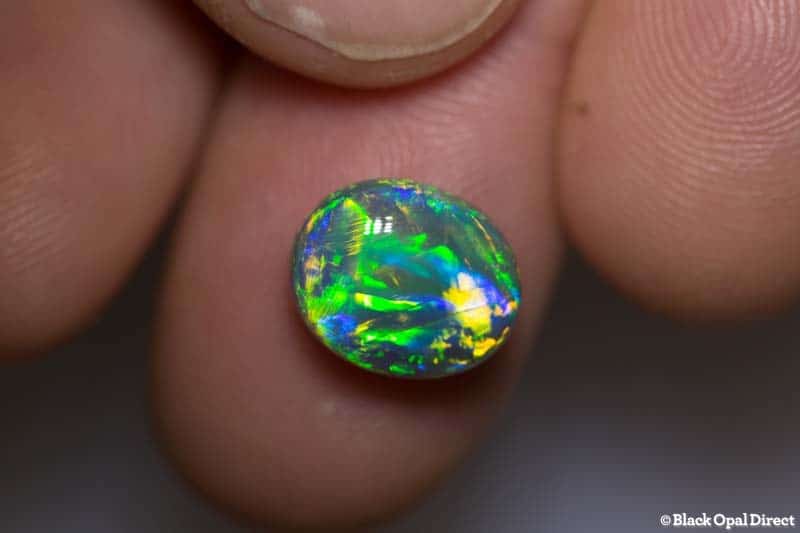 4.73 ct gem collectors black opal 12x9.5x6mm - Image 2