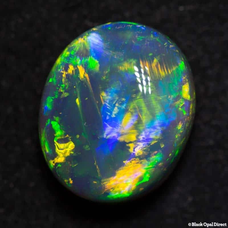 4.73 ct gem collectors black opal 12x9.5x6mm - Image 3