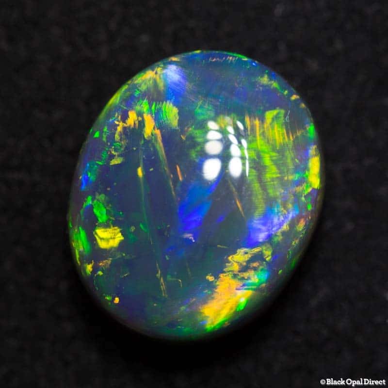 4.73 ct gem collectors black opal 12x9.5x6mm - Image 5