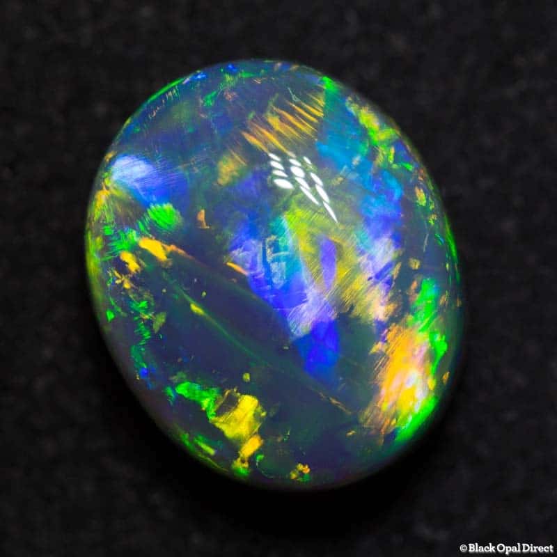 4.73 ct gem collectors black opal 12x9.5x6mm - Image 6