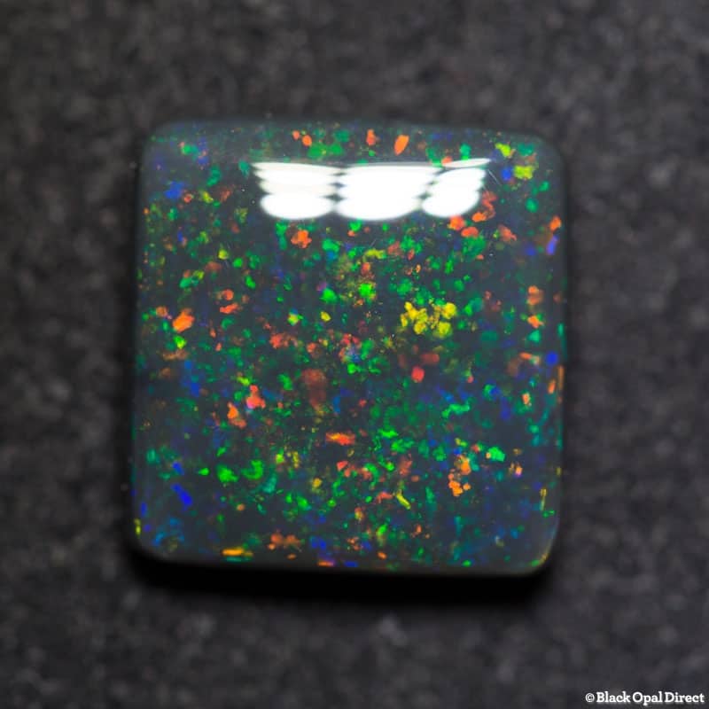 4.74 ct cushion cut black opal 11x11x4.5mm - Image 2