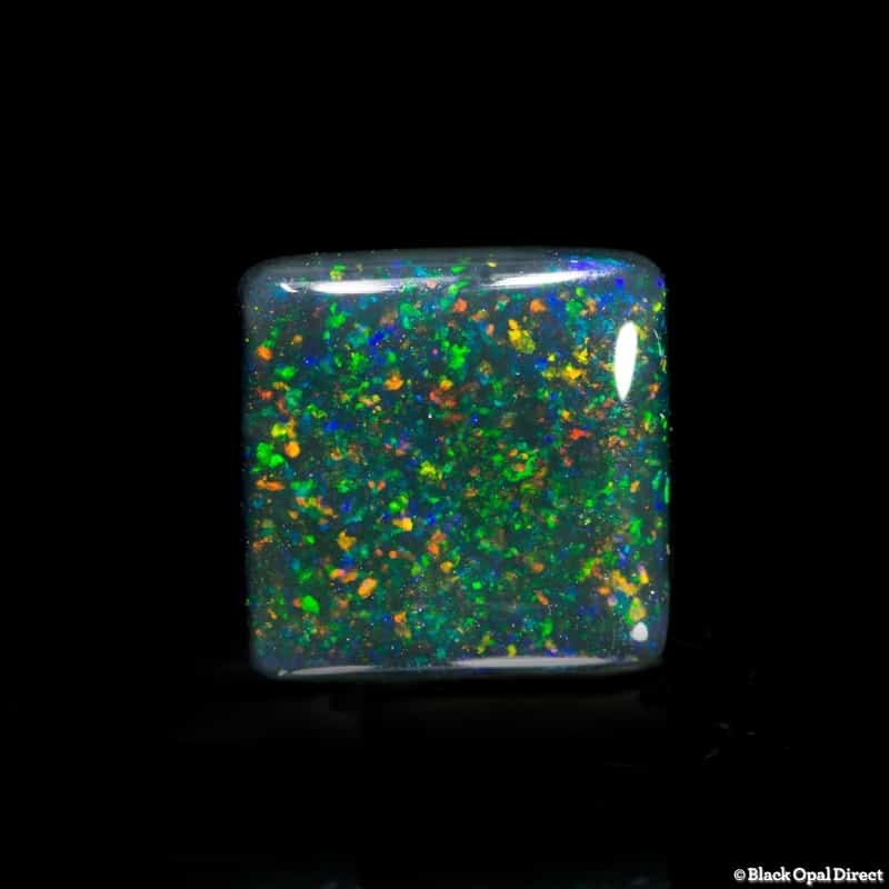 4.74 ct cushion cut black opal 11x11x4.5mm - Image 4