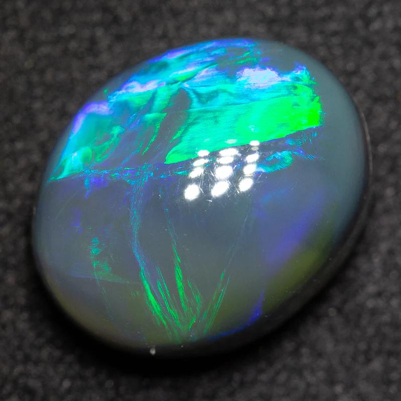 4.76 ct black opal 11.6x9.5x7mm - Image 3