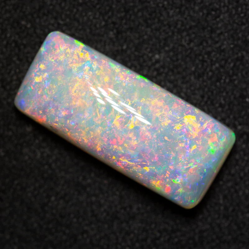 4.77 ct double sided white opal 16x7x5mm - Image 2