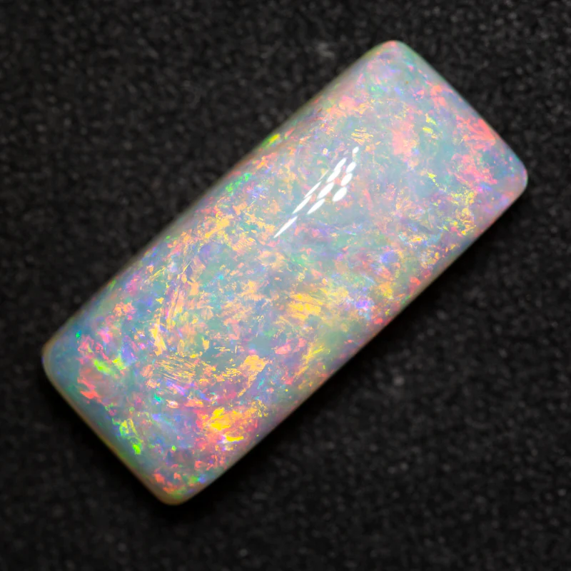 4.77 ct double sided white opal 16x7x5mm - Image 3