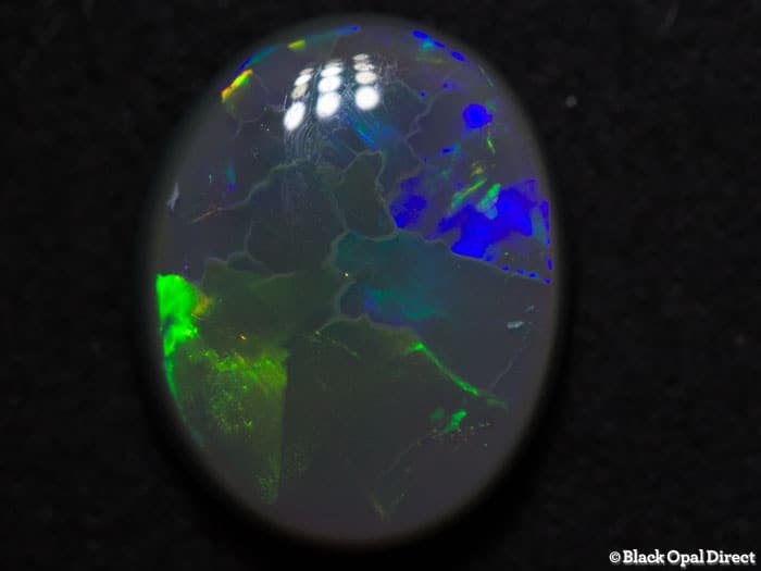4.81 ct semi black opal 13x11x5mm - Image 4