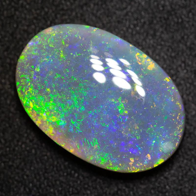 4.84 ct black opal 16.2x11.1x4.4mm - Image 3