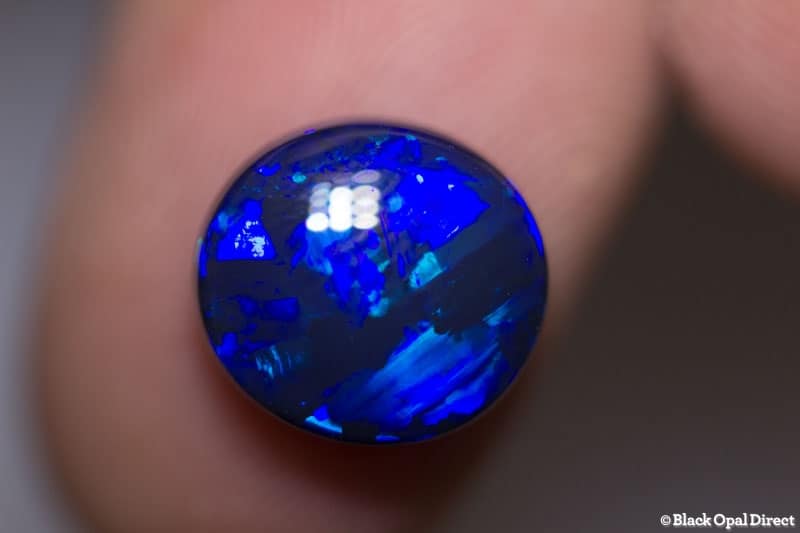 4.89 ct gem blue opal 12x11x6mm - Image 10