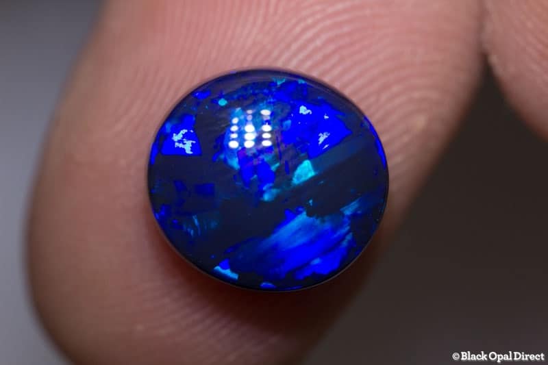 4.89 ct gem blue opal 12x11x6mm - Image 11