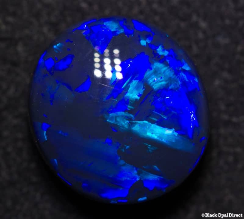4.89 ct gem blue opal 12x11x6mm - Image 2