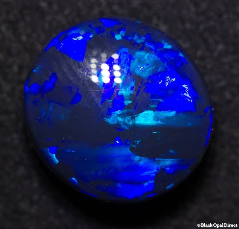 4.89 ct gem blue opal 12x11x6mm - Image 3