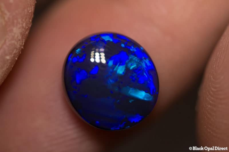 4.89 ct gem blue opal 12x11x6mm - Image 5