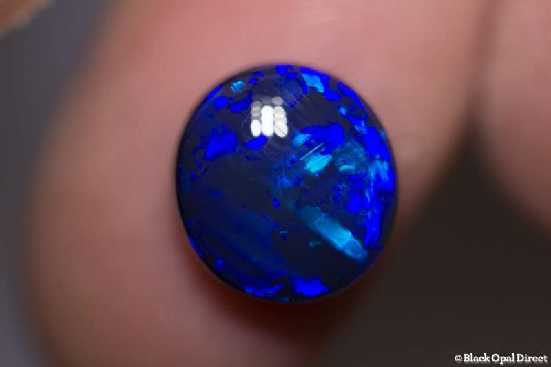 4.89 ct gem blue opal 12x11x6mm - Image 8