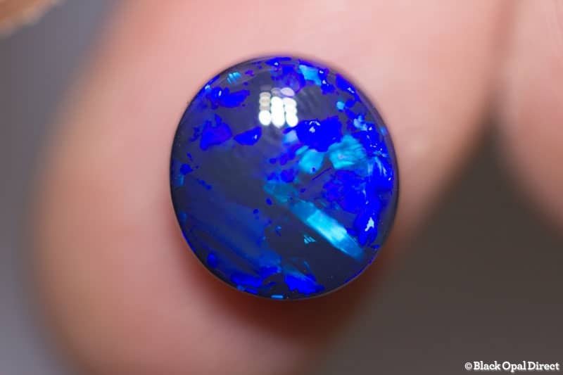 4.89 ct gem blue opal 12x11x6mm - Image 9