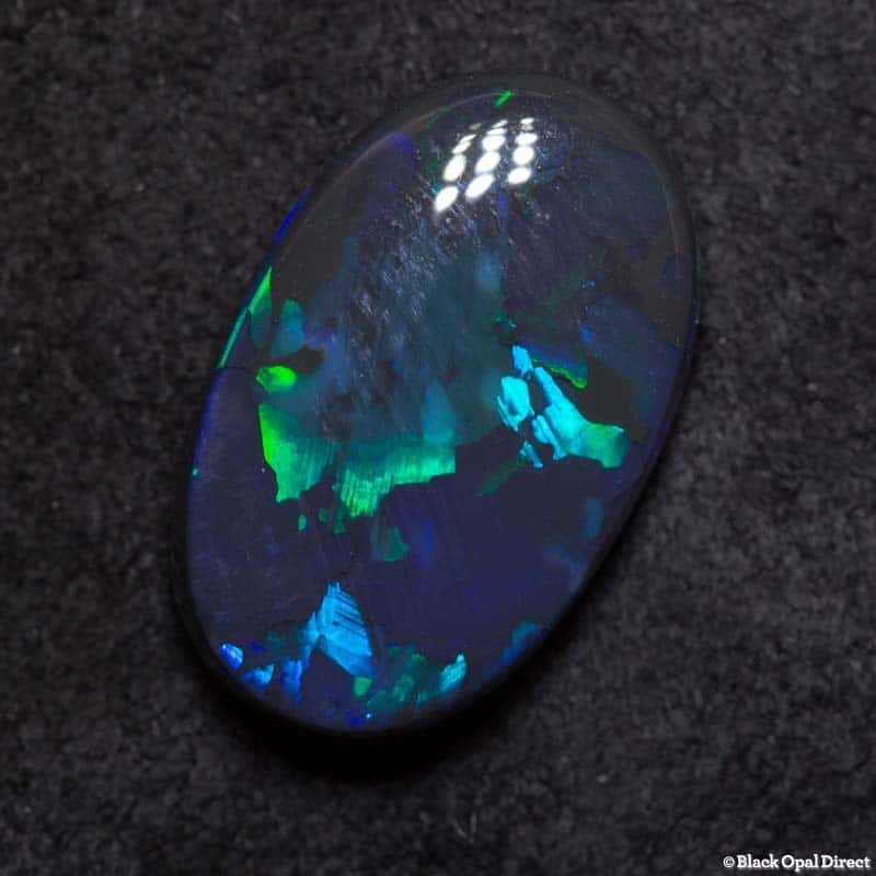 4.90 ct black opal 15x10x4mm - Image 3