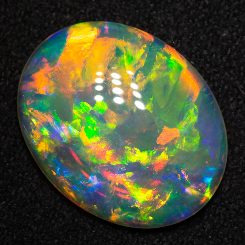 4.91 ct gem crystal opal 15.5x12.3x3.9mm - Image 5