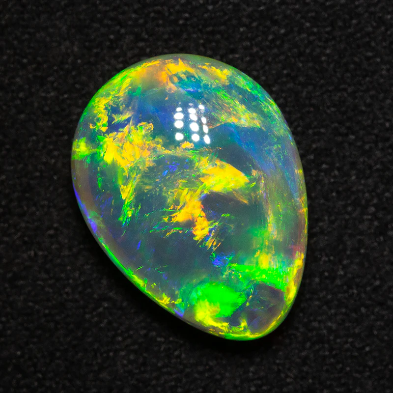 4.91 ct gem double-sided crystal opal 14x10.4x5.8mm - Image 2